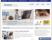 Tablet Screenshot of jeronimomendes.com.br